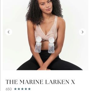 Larken X Pumping and Nursing Bra - Marine Blue